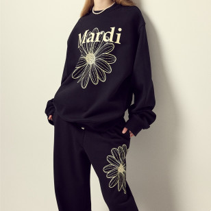 OVERSIZED 圓領 SWEATSHIRT FLOWERMARDI